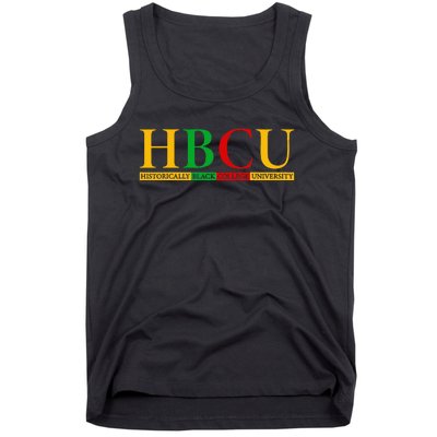 HBCU Grad History Historical Black College Graduate Tank Top