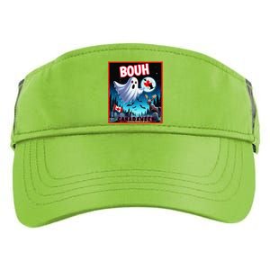 Halloween Ghost In Canada Says Boo In French Candian Adult Drive Performance Visor