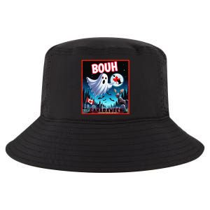 Halloween Ghost In Canada Says Boo In French Candian Cool Comfort Performance Bucket Hat