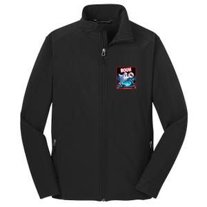 Halloween Ghost In Canada Says Boo In French Candian Core Soft Shell Jacket