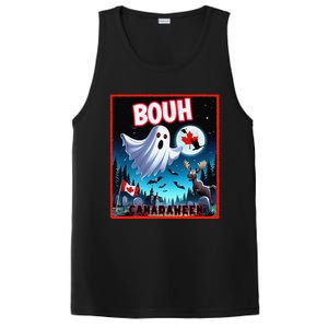 Halloween Ghost In Canada Says Boo In French Candian PosiCharge Competitor Tank