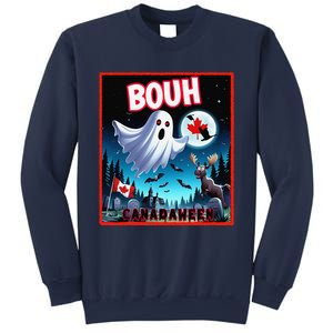 Halloween Ghost In Canada Says Boo In French Candian Sweatshirt