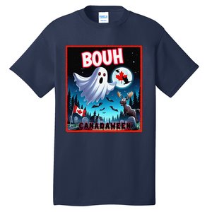 Halloween Ghost In Canada Says Boo In French Candian Tall T-Shirt