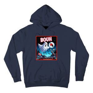 Halloween Ghost In Canada Says Boo In French Candian Tall Hoodie