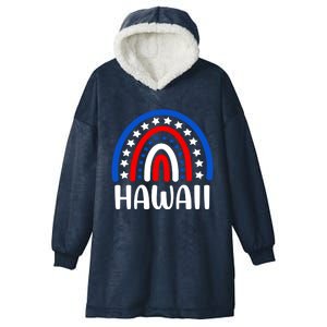 Hawaii Gift I Love Hawaii Usa Gift Hooded Wearable Blanket