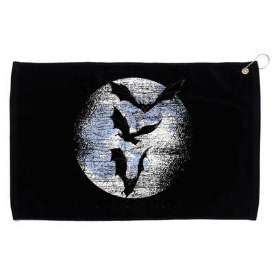 Halloween Gift Idea Moonlight Vampire Bat Grommeted Golf Towel