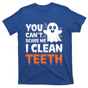 Halloween Ghost I Clean Th Dentist Dental Hygienist Cute Gift T-Shirt