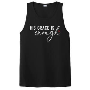 His Grace Is Enough Bible Verse Christian PosiCharge Competitor Tank