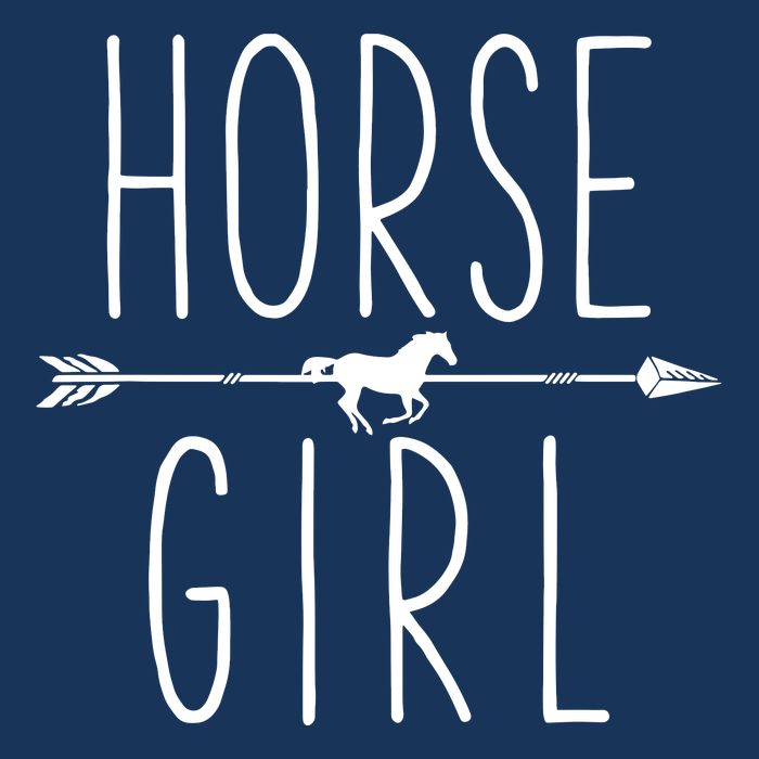 Horse Girl I Love My Horses Equestrian Horseback Riding Premium T-Shirt