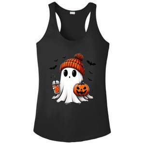 Halloween Ghost Ing Coffee Ghost Ice Coffee Gift Ladies PosiCharge Competitor Racerback Tank