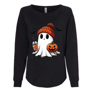 Halloween Ghost Ing Coffee Ghost Ice Coffee Gift Womens California Wash Sweatshirt