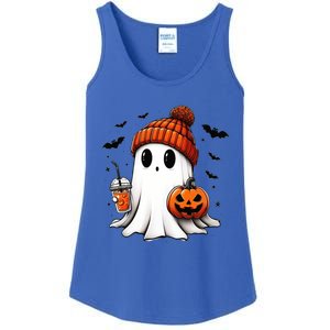 Halloween Ghost Ing Coffee Ghost Ice Coffee Gift Ladies Essential Tank