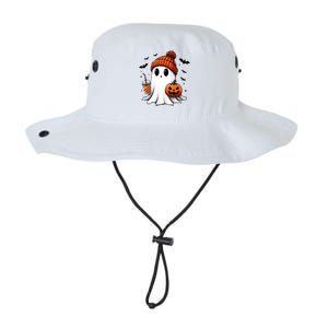 Halloween Ghost Ing Coffee Ghost Ice Coffee Gift Legacy Cool Fit Booney Bucket Hat