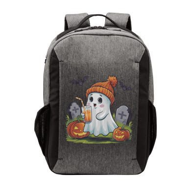 Halloween Ghost Ing Iced Coffee Pumpkin Tombstones Fall Gift Vector Backpack