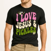 Hippie Groovy I Love Pickles & Jesus Pickle Retro Vegetarian Cooling Performance Crew T-Shirt