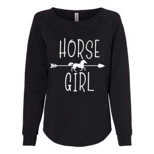 Horse Girl I Love My Horses Riding Equestrian Women Gifts Womens California Wash Sweatshirt