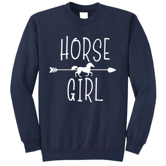 Horse Girl I Love My Horses Riding Equestrian Women Gifts Sweatshirt