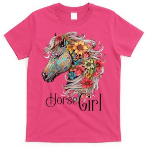 Horse Girl Just A Girl Who Loves Horses Horseback Riding T-Shirt