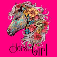 Horse Girl Just A Girl Who Loves Horses Horseback Riding Button