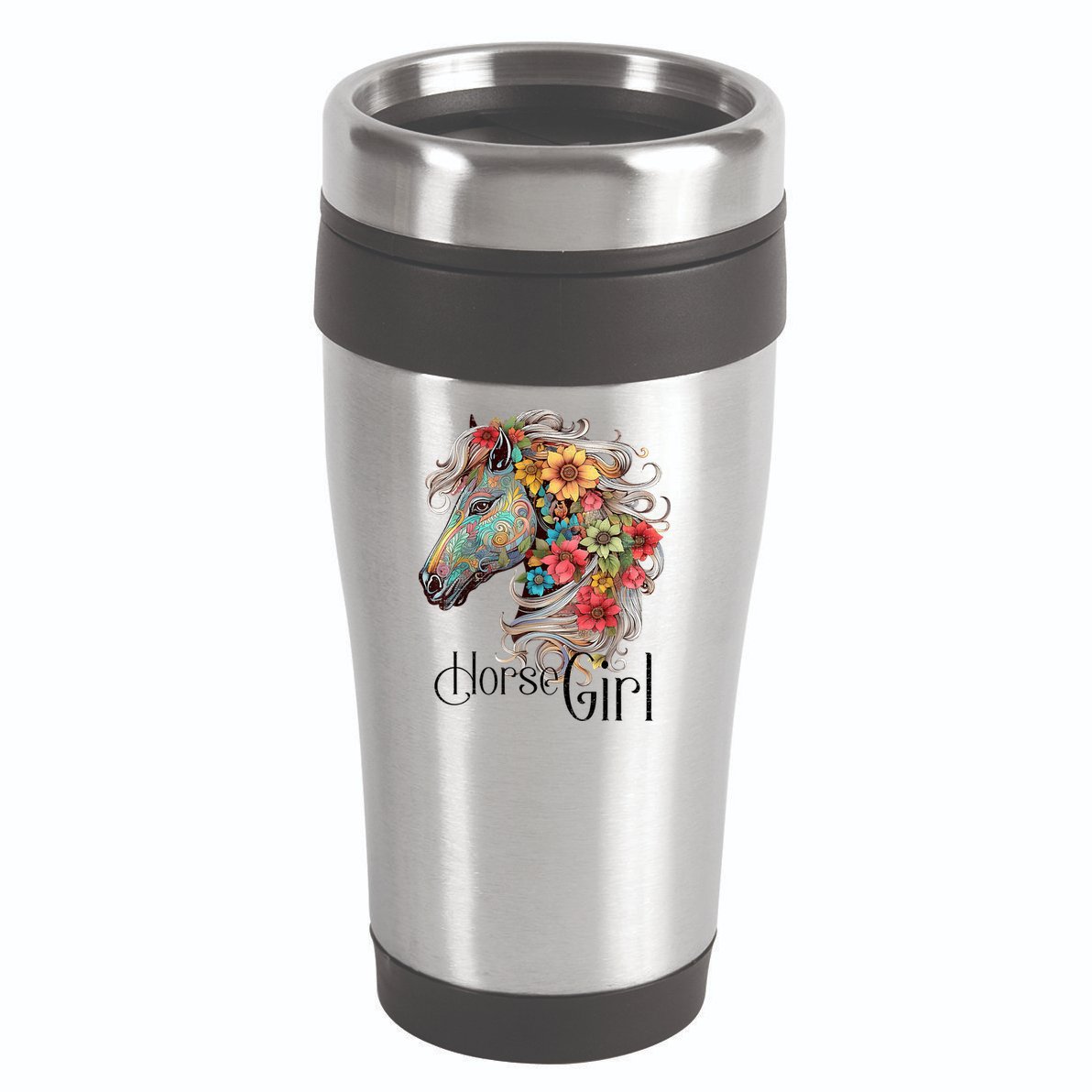 Horse Girl Just A Girl Who Loves Horses Horseback Riding 16oz Travel Tumbler