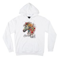 Horse Girl Just A Girl Who Loves Horses Horseback Riding Hoodie