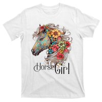 Horse Girl Just A Girl Who Loves Horses Horseback Riding T-Shirt