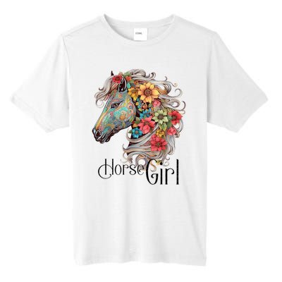 Horse Girl Just A Girl Who Loves Horses Horseback Riding Tall Fusion ChromaSoft Performance T-Shirt