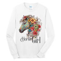 Horse Girl Just A Girl Who Loves Horses Horseback Riding Tall Long Sleeve T-Shirt