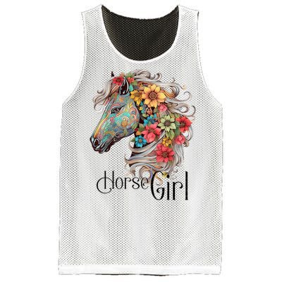 Horse Girl Just A Girl Who Loves Horses Horseback Riding Mesh Reversible Basketball Jersey Tank