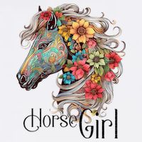 Horse Girl Just A Girl Who Loves Horses Horseback Riding Womens Tank Top