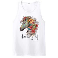 Horse Girl Just A Girl Who Loves Horses Horseback Riding PosiCharge Competitor Tank