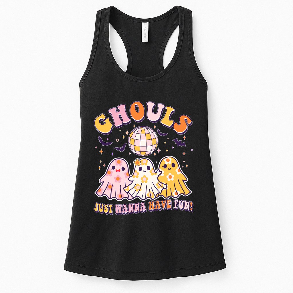 Halloween Ghouls Just Wanna Have Fun Womens Tank Top