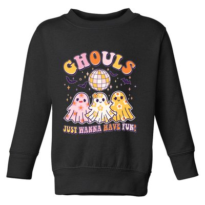 Halloween Ghouls Just Wanna Have Fun Toddler Sweatshirt