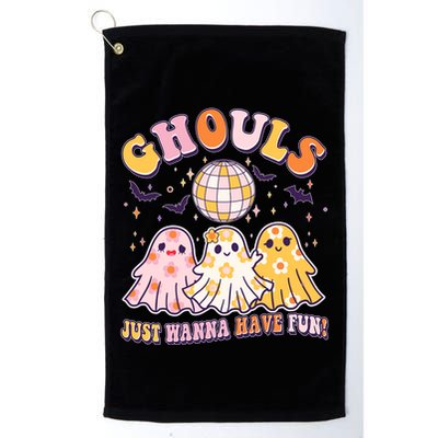 Halloween Ghouls Just Wanna Have Fun Golf Towel