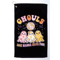 Halloween Ghouls Just Wanna Have Fun Golf Towel