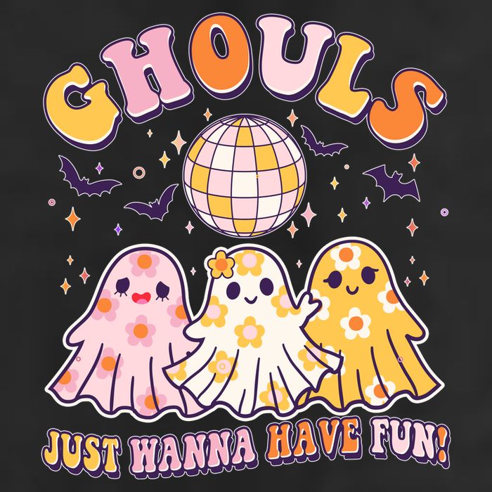 Halloween Ghouls Just Wanna Have Fun Golf Towel