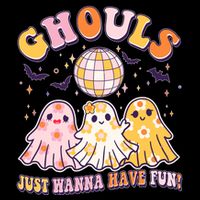 Halloween Ghouls Just Wanna Have Fun Zip Tote Bag