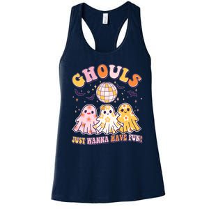 Halloween Ghouls Just Wanna Have Fun Women's Racerback Tank