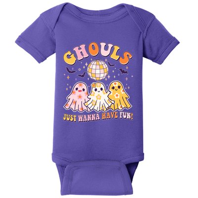Halloween Ghouls Just Wanna Have Fun Baby Bodysuit