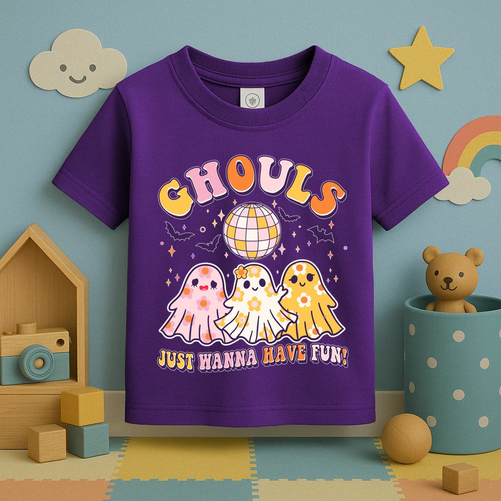 Halloween Ghouls Just Wanna Have Fun Toddler T-Shirt