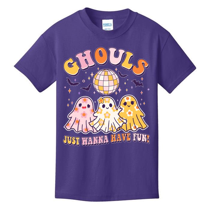 Halloween Ghouls Just Wanna Have Fun Kids T-Shirt