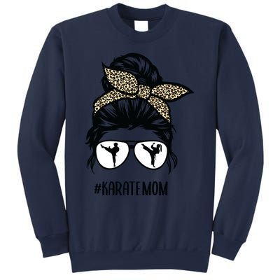 Hair Glasses Karate Mom Sweatshirt