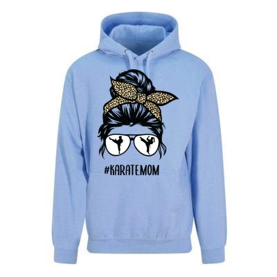 Hair Glasses Karate Mom Unisex Surf Hoodie