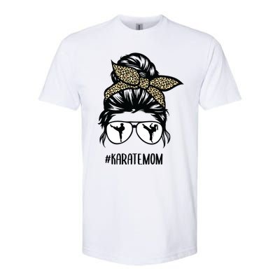 Hair Glasses Karate Mom Softstyle CVC T-Shirt