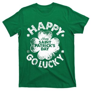 Happy Go Lucky Funny St Patrick's Day Boy Girl T-Shirt