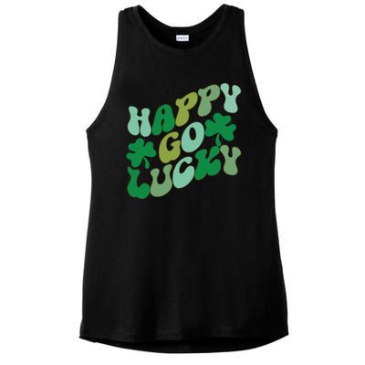 Happy Go Lucky Ladies PosiCharge Tri-Blend Wicking Tank