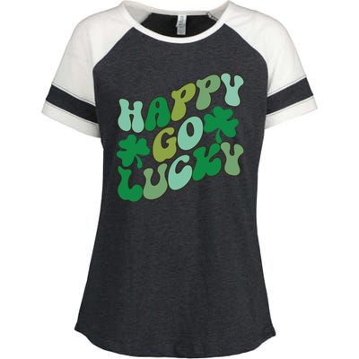 Happy Go Lucky Enza Ladies Jersey Colorblock Tee