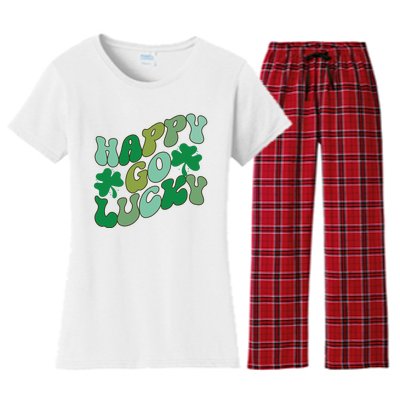 Happy Go Lucky Women's Flannel Pajama Set