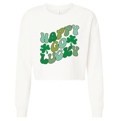 Happy Go Lucky Cropped Pullover Crew