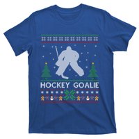 Hockey Goaltender Lover Ugly Hockey Goaltender Christmas Funny Gift T-Shirt